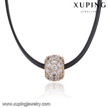 43812 nuplace de joyería de cuero con cuentas de diamantes multicolores con mejores ventas en xuping
